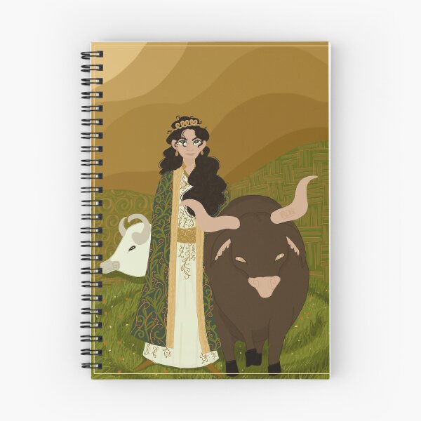 Item preview, queen maeve and the brown bull of cooley print designed and sold by dreolin-noinin.