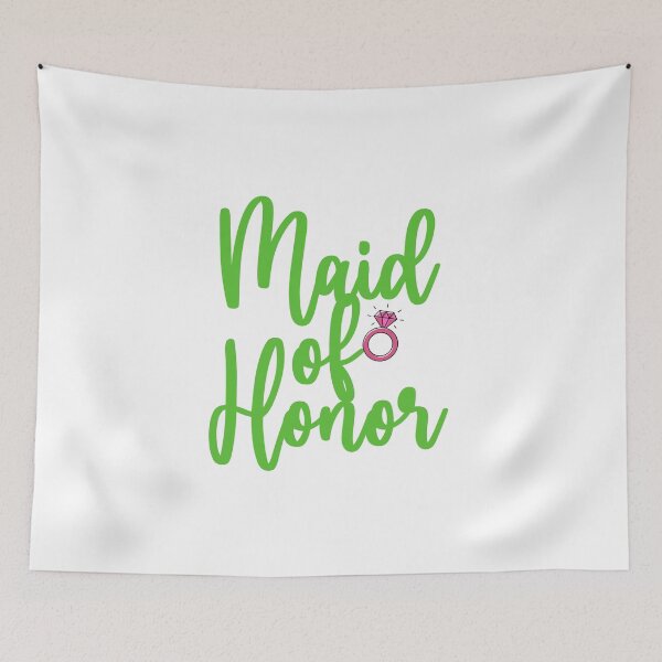 Item preview, Maid Of Honor Pretty Girls - Pink & Green // Greek Lifestyle Shop designed and sold by GLifestyle.