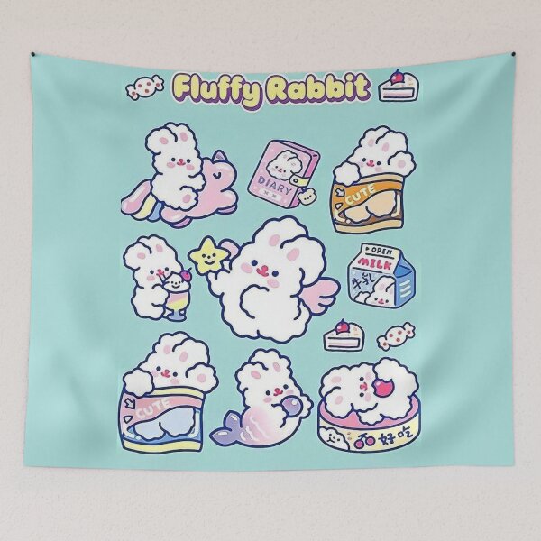 Item preview, Fluffy Wabbit designed and sold by bebeshark.