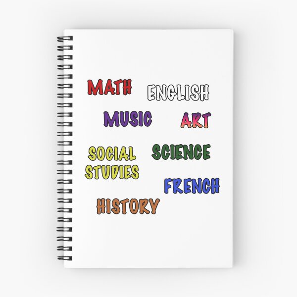 Item preview, School subjects designed and sold by Dinashop.