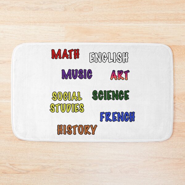 Item preview, School subjects  designed and sold by Dinashop.