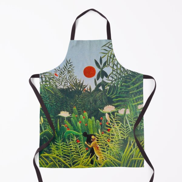 Item preview, Jungle With Setting Sun By Henri Rousseau designed and sold by JDesigningMO.