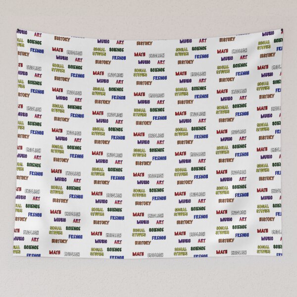 Item preview, School subjects  designed and sold by Dinashop.