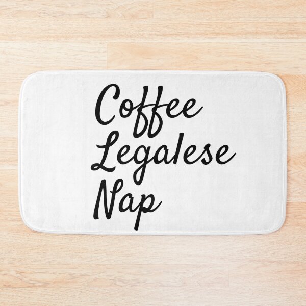 Item preview, Coffee legalese nap - funny lawyer gift (Black) designed and sold by PickaSticka.
