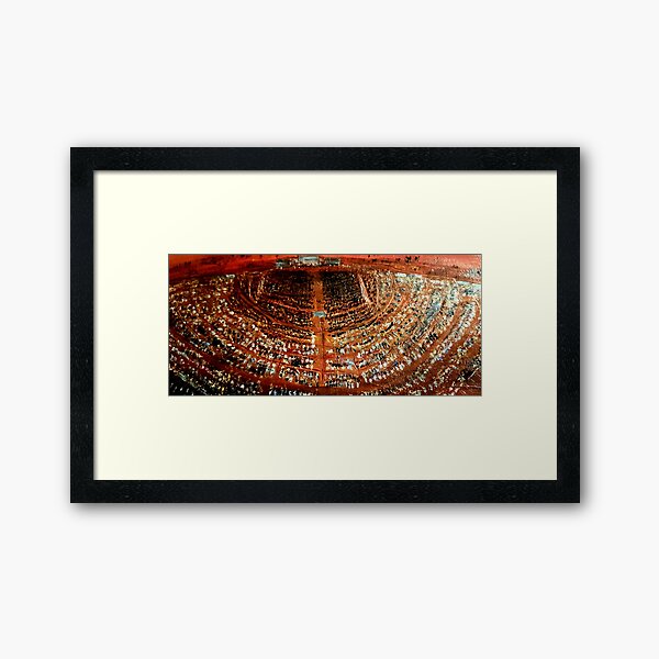 Big Red Bash Birdsville #2 Framed Art Print