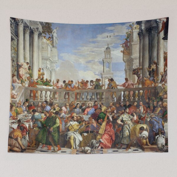 Aperçu de l'œuvre Jésus-Christ: Paolo Veronese - Le mariage à Cana créée et vendue par The Great Art.