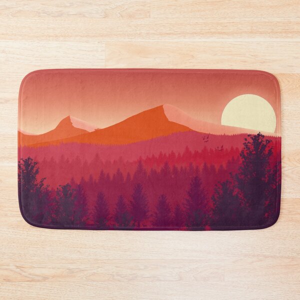 Item preview, Forest Mountains Sunset designed and sold by ind3finite.