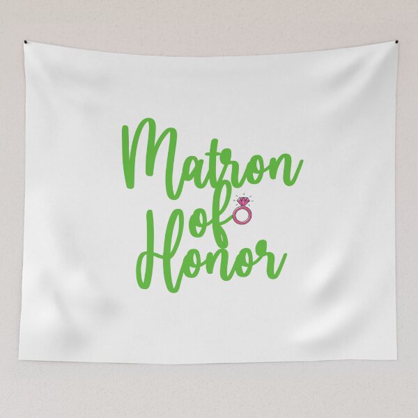 Item preview, Matron Of Honor Pretty Girls - Pink & Green // Greek Lifestyle Shop designed and sold by GLifestyle.