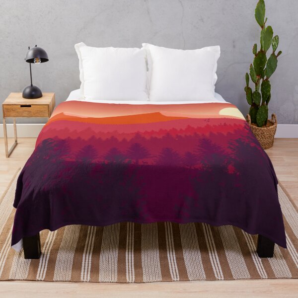 Item preview, Forest Mountains Sunset designed and sold by ind3finite.