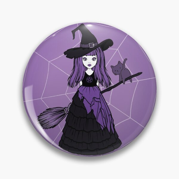 Artikelvorschau, Lila Spinnennetz Cheeky Witch® und Cheeky Cat entworfen und verkauft von cheekywitch.