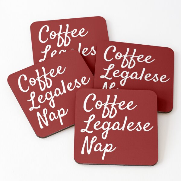 Item preview,  Coffee legalese nap - funny lawyer gift (Black) designed and sold by PickaSticka.