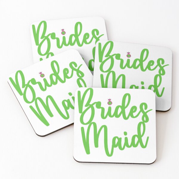 Item preview, Bridesmaid Pretty Girls - Pink & Green // Greek Lifestyle Shop designed and sold by GLifestyle.