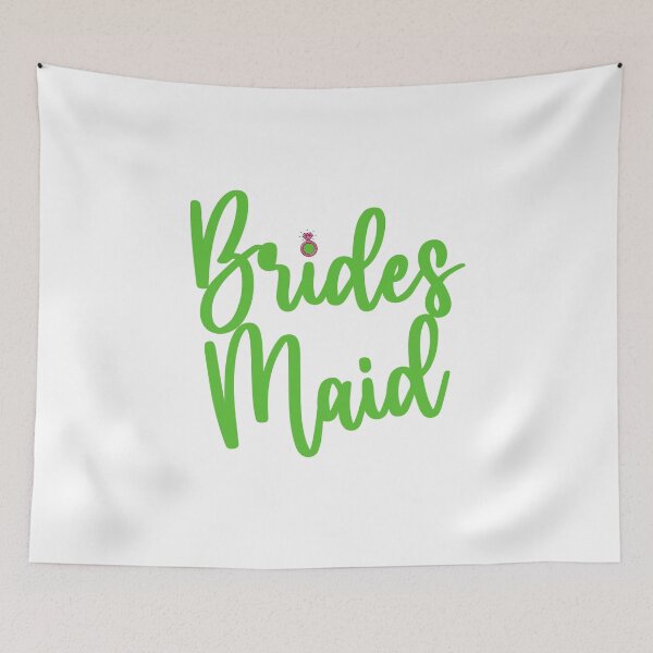 Item preview, Bridesmaid Pretty Girls - Pink & Green // Greek Lifestyle Shop designed and sold by GLifestyle.