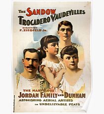 The Sandow Trocadero Vaudevilles 2 - Strobridge - 1894 Poster