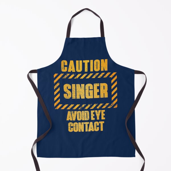 Item preview, Caution: Singer.  Avoid Eye Contact designed and sold by HappySchnapper.
