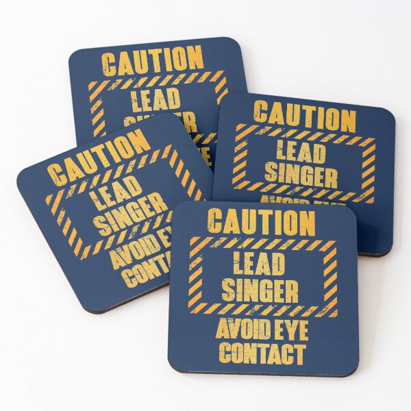 Item preview, Caution: Lead Singer.  Avoid Eye Contact designed and sold by HappySchnapper.