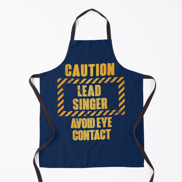 Item preview, Caution: Lead Singer.  Avoid Eye Contact designed and sold by HappySchnapper.