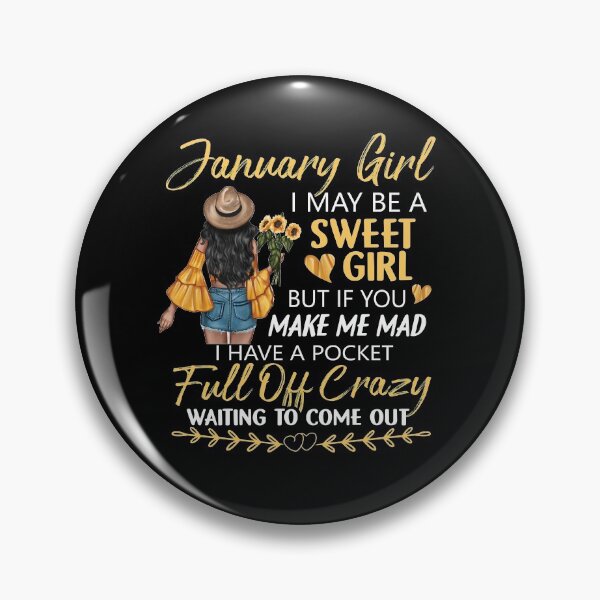Item preview, January Girl Sunflower Birthday Month Gift designed and sold by brandyzalesart.