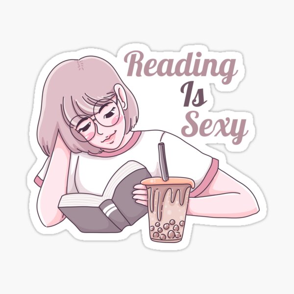 Reading Is Sexy Sticker For Sale By Treos Redbubble