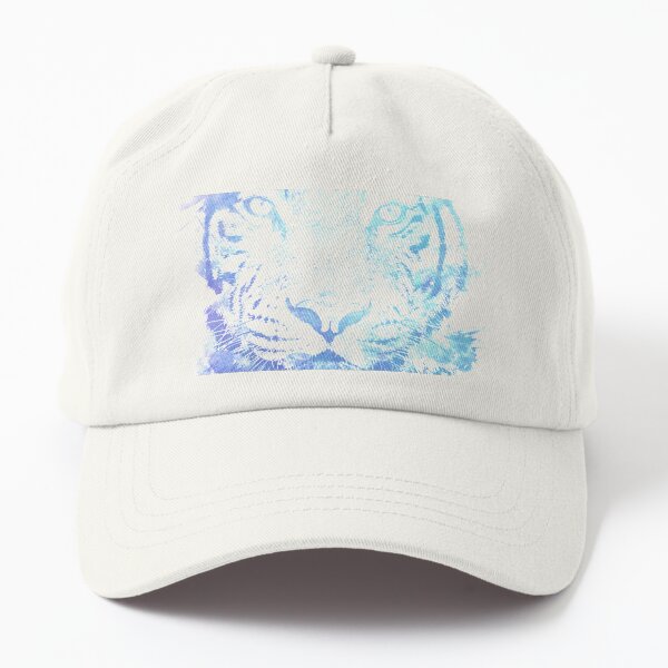 Abstract Watercolor Tiger Portrait / Face Dad Hat