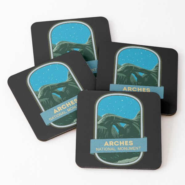 Item preview, Arches at night in Arches National Monument designed and sold by JordanHolmes.