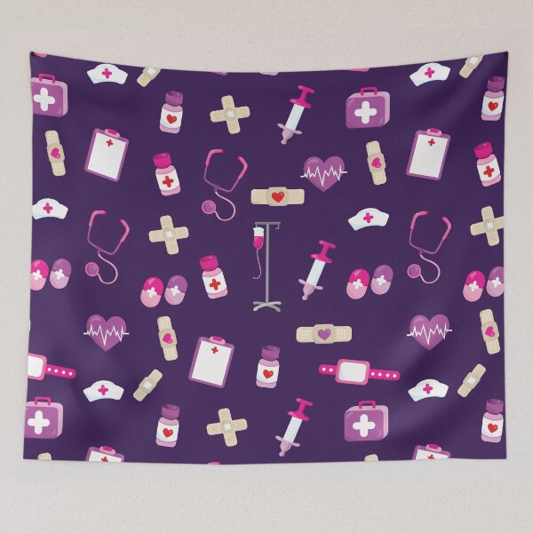 Item preview, Cute Hospital Medical pattern Gift for nurses designed and sold by TamGustam.
