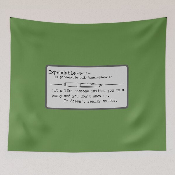 Item preview, Expendable definition designed and sold by SmartTShirtTime.