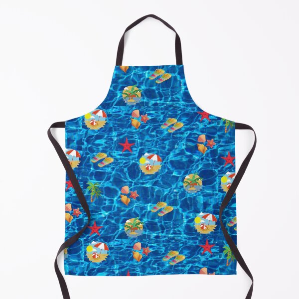 Item preview, Summer Beach Exotic Island Palm Trees, Shells Pattern designed and sold by silviaol.