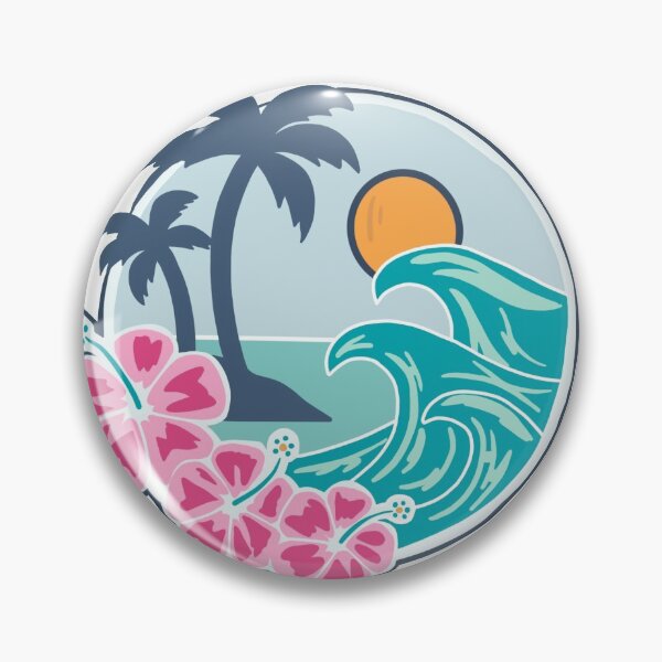 Item preview, Beach Paradise purple/ pink designed and sold by honeystickersz.