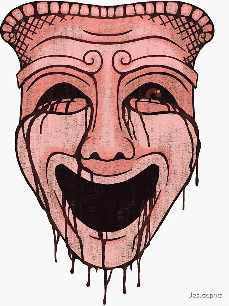 SCP-035 Possessive Mask Vinyl Sticker – Newscape Studios