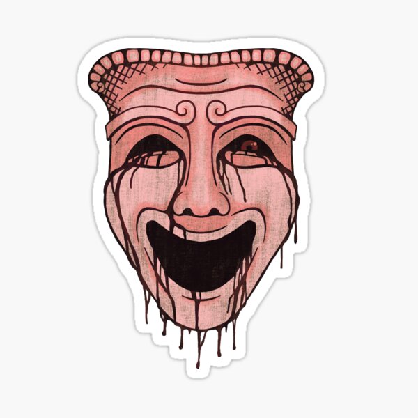 SCP-035 Possessive Mask Vinyl Sticker – Newscape Studios