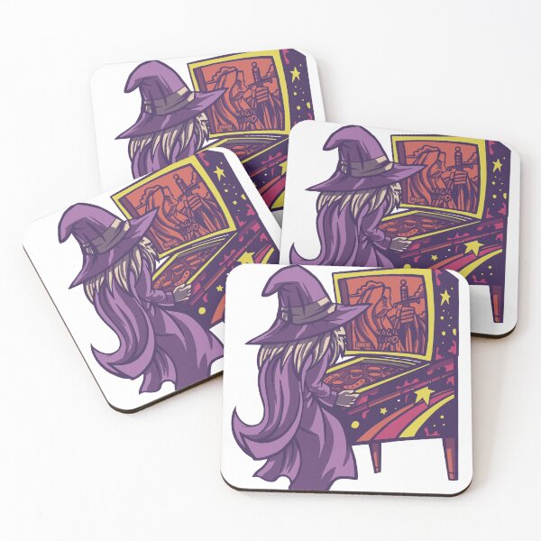 Item preview, Magic Gamer Witch Pinball designed and sold by TRIBExSPACE.