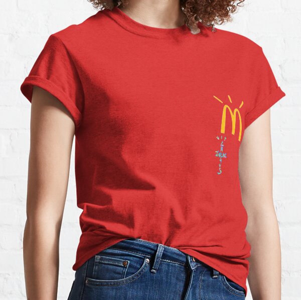 travis scott mcdonald's crew shirts