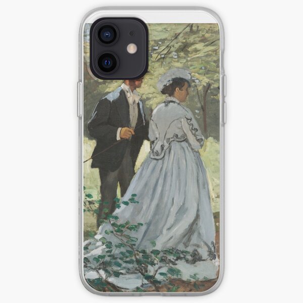 Bazille and Camille (1865) by Claude Monet. iPhone Soft Case