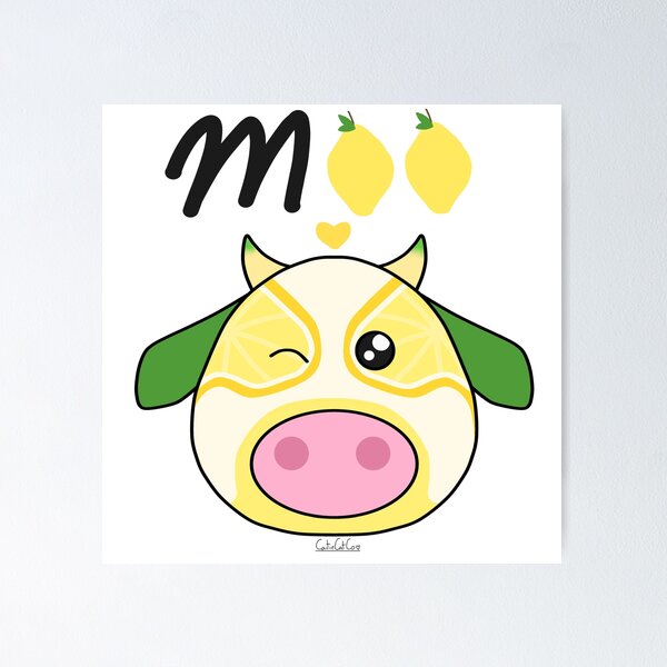 Little Avocado Cow (Avo-cow-do) | Poster