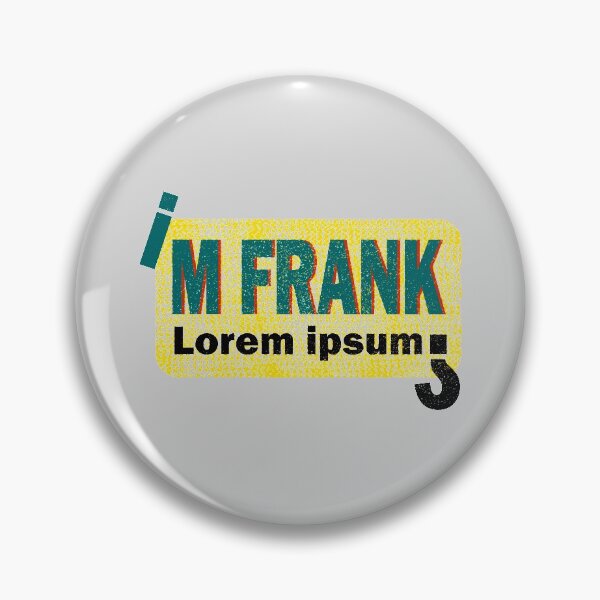 Item preview, Personalized im frank name design for gift designed and sold by crevettedesign.