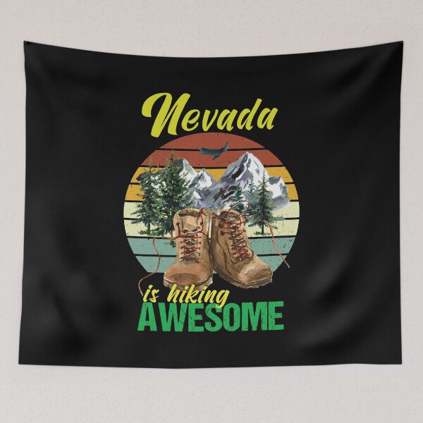 Item preview, Nevada is hiking awesome designed and sold by StencilMyst ..