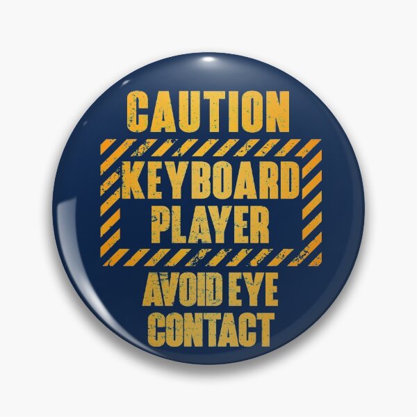 Item preview, Caution: Keyboard Player.  Avoid Eye Contact designed and sold by HappySchnapper.