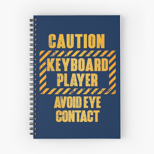 Item preview, Caution: Keyboard Player.  Avoid Eye Contact designed and sold by HappySchnapper.
