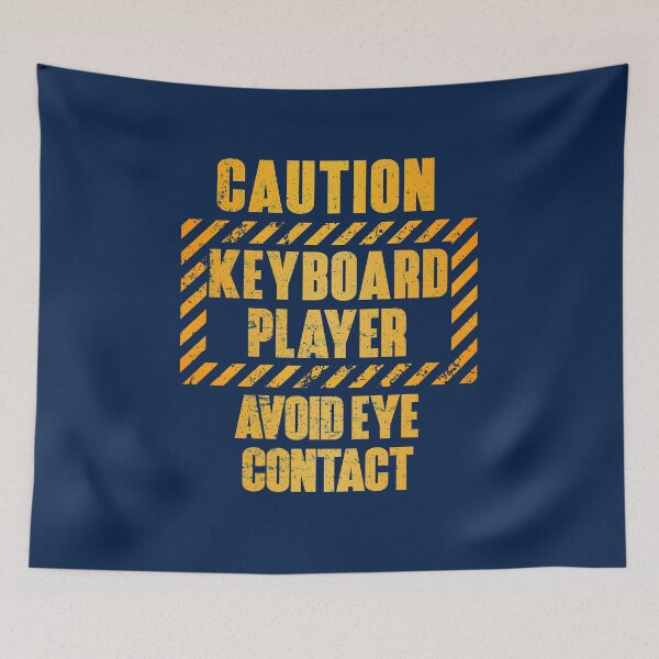 Item preview, Caution: Keyboard Player.  Avoid Eye Contact designed and sold by HappySchnapper.