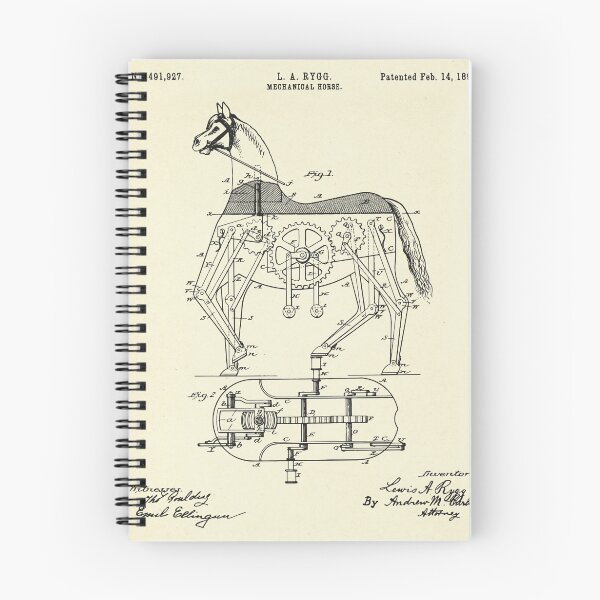 Item preview, Mechanical Horse-1893 designed and sold by paulrommer.