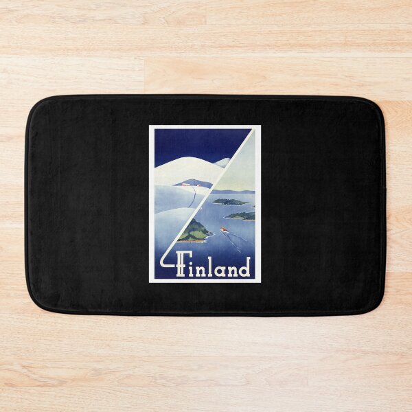 Item preview, Vintage Travel Poster Finland  designed and sold by nyCatron00.