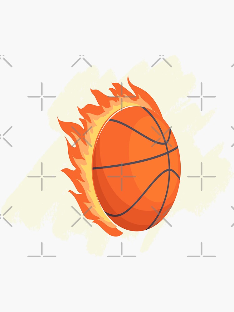 Basketball Graffiti Art : Basketball Background, Basketball Lovers Sticker  for Sale by zohorkh