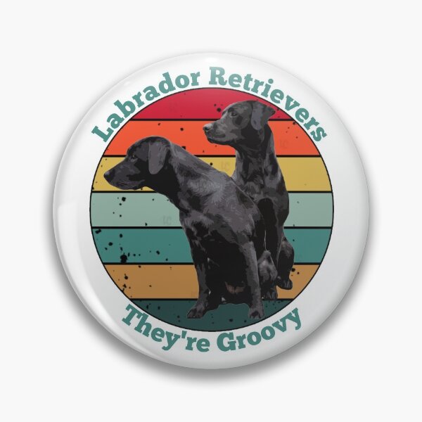 Item preview, Vintage Groovy Labrador Retriever Design designed and sold by LifeCrush.
