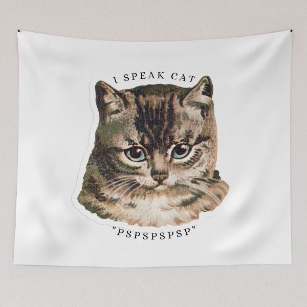 Item preview, "PSPSPSPS" I Speak Cat designed and sold by RubyOwl.