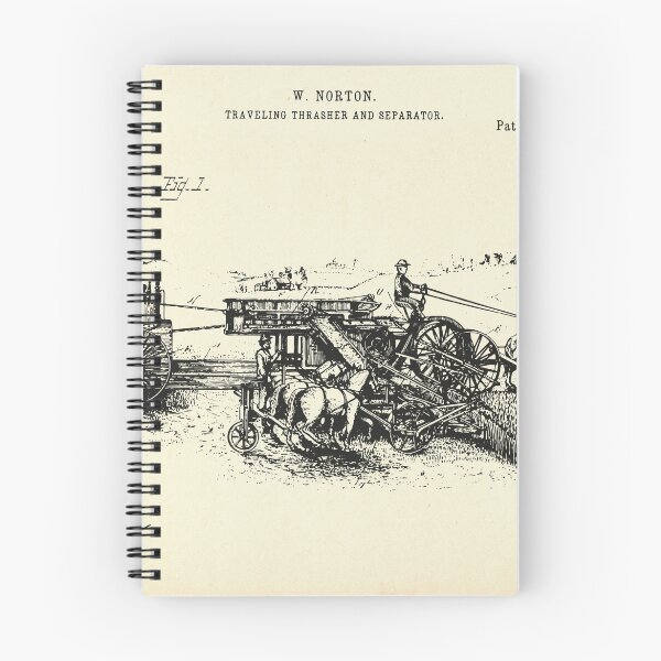 Item preview, Traveling Thrasher and separator-1885 designed and sold by paulrommer.