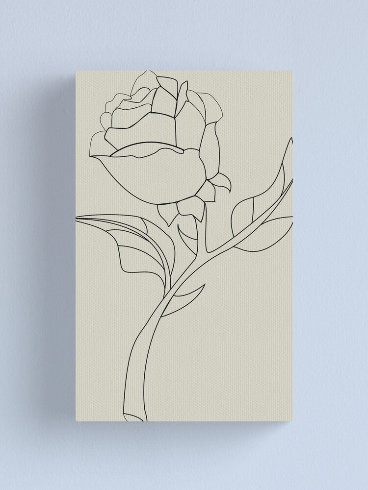 Beauty The Beast Rose Canvas Print By Benwllace159 Redbubble
