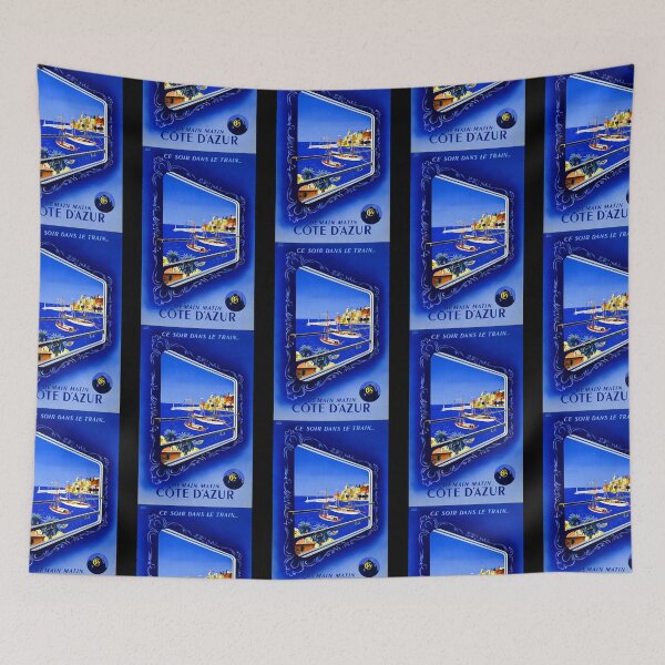 Item preview, Vintage Travel Poster France Cote dAzur  designed and sold by nyCatron00.