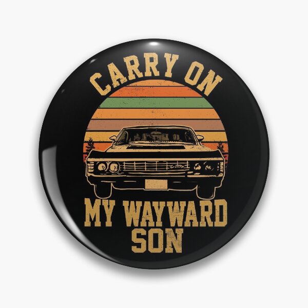 Item preview, Carry on my Wayward Son, supernatural Vintage sunset distressed style designed and sold by tristankorine.