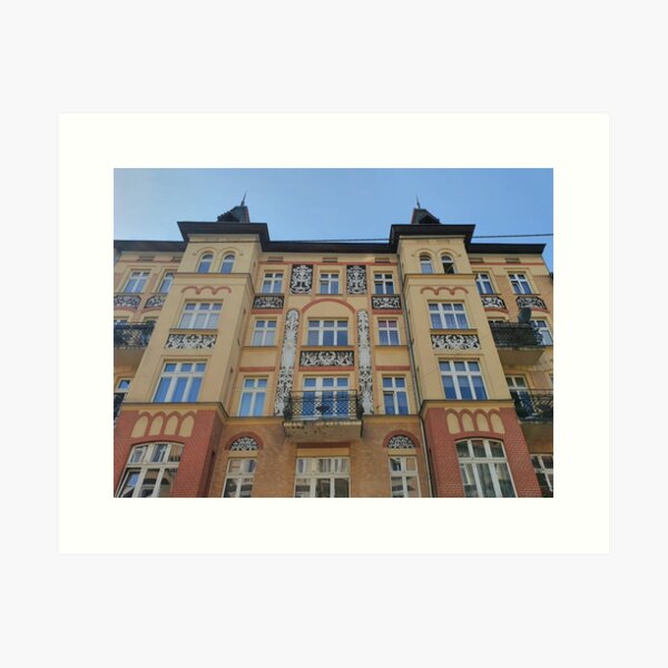 Art Nouveau architecture in Poznan, Poland Art Print